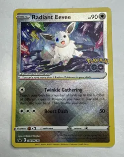 Pokemon TCG Radiant Eevee SWSH Promo SWSH230 Radiant Holo EN 2022 - Image 1