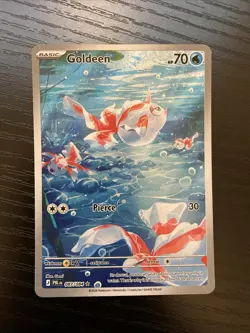 Goldeen 087/084 Pitch Black Holo Illustration Rare Pokemon English NM - Image 1
