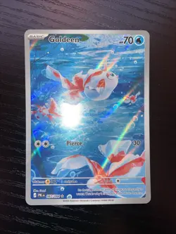 Goldeen 087/084 Pitch Black Holo Illustration Rare Pokemon English NM - Image 2