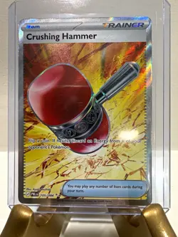 Pokemon TCG Crushing Hammer 105/084 Pitch Black Mint English - Image 1