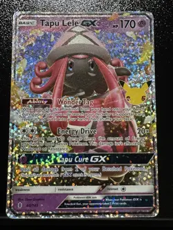 Tapu Lele GX 60/145 Celebrations: Classic Collection Pokemon 25th Holo NM - Image 1