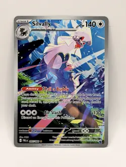 Silvally 095/084 Illustration Rare Me05: Pitch Black Holo Pokemon TCG NM - Image 1