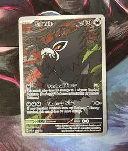 Pokemon TCG Zarude 088 Me Mega Evolution Promo Holo Basic 130 HP 2026 EN - Image 1