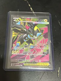 Mega Zeraora ex 098/084 Pitch Black Ultra Rare Full Art Pokemon TCG - Image 1