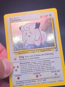 Clefairy Base Set 2 Holo Rare Pokemon Card 6/130 - Image 4