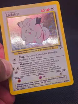 Clefairy Base Set 2 Holo Rare Pokemon Card 6/130 - Image 5