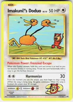 ImakuniU's Doduo 112/108 Secret Rare Evolutions Pokemon Lightly Played - Image 1