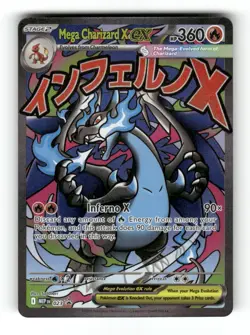 Mega Charizard X ex 023 Holo Promo ME: Mega Evolution Promo Pokemon Near Mint - Image 1