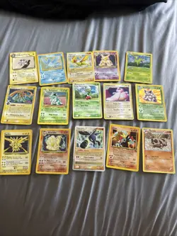Lot of Holographic Pokemon Cards - Image 1