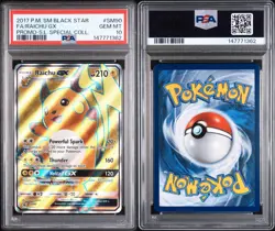 PSA 10 Gem Mint Raichu GX #SM90 Pokemon TCG 2017 SM BLACK STAR - Image 3