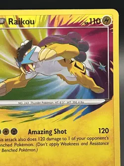 Pokemon TCG Raikou Vivid Voltage 050/185 Holo Amazing Rare - Image 2
