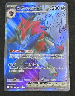 Pokemon TCG Journey Together N's Zoroark ex FULL ART 175/159 - Image 1
