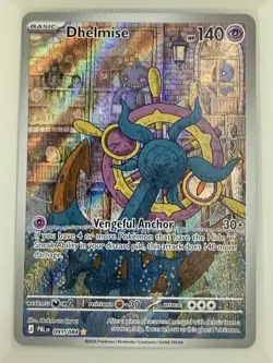 Dhelmise 091/084 Illustration Rare IR Pitch Black Pokemon Card NM Holo - Image 1