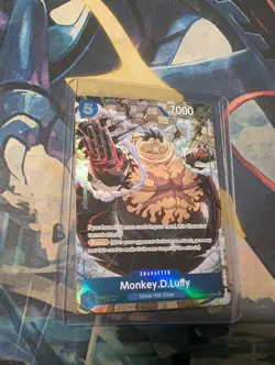 Monkey.D.Luffy OP11-058 TR Treasure Rare - Carrying On His Will (OP13) NM - Image 2