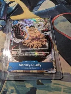 Monkey.D.Luffy OP11-058 TR Treasure Rare - Carrying On His Will (OP13) NM - Image 3