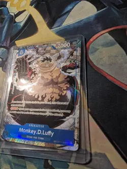 Monkey.D.Luffy OP11-058 TR Treasure Rare - Carrying On His Will (OP13) NM - Image 4