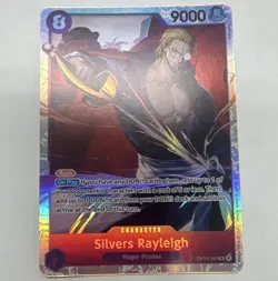 Bandai One Piece Card Game Silvers Rayleigh OP13-066 Eng SR Alt Art Foil - Image 1