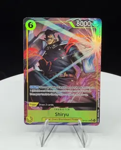 Shiryu OP16-108 SR Alt Art OP16 The Time of Battle One Piece NM - Image 1