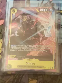 Shiryu OP16-108 SR Alt Art OP16 The Time of Battle One Piece NM - Image 1