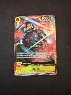 Shiryu OP16-108 SR Alt Art OP16 The Time of Battle One Piece NM - Image 1