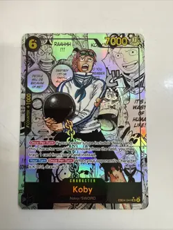 Koby (Manga) EB04-044 One Piece Adventure on Kami's Island Super Rare Near Mint - Image 1