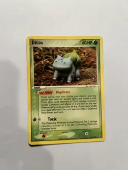 2005 Pokemon Ditto (Bulbasaur) Delta Species 36/113 NM Non-holo Regular - Image 1
