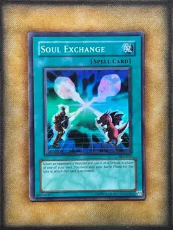 Yugioh Soul Exchange SDY-041 Super Rare "Spell Card" LP - Image 1