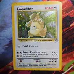 Kangaskhan 5/64 Holo Jungle Pokemon Card - Image 1