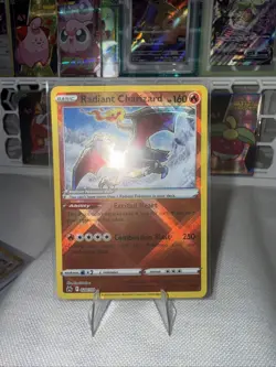 Pokemon TCG Radiant Charizard Crown Zenith Holo Card 020/159 CLEAN CONTENDER - Image 1