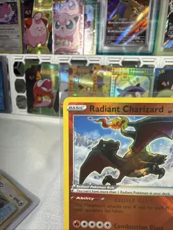 Pokemon TCG Radiant Charizard Crown Zenith Holo Card 020/159 CLEAN CONTENDER - Image 3