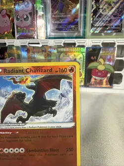 Pokemon TCG Radiant Charizard Crown Zenith Holo Card 020/159 CLEAN CONTENDER - Image 4
