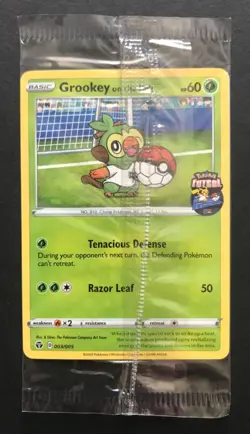 Grookey On The Ball 003/005 Futsal Pokemon Card PROMO UK Exclusive NEW SEALED - Image 1