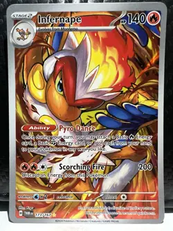 Infernape Illustration Twilight Masquerade Pokemon TCG Card 173/167 - Image 1