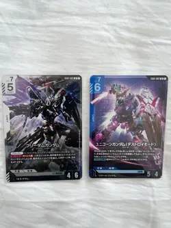 Bandai Namco GUNDAM CARD GAME 16 Japanese Unit Cards Lot LR - Image 2