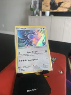 Pokemon TCG Lugia Holo Rare 131/181 Sun Moon Team Up Card NM - Image 1
