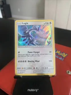 Pokemon TCG Lugia Holo Rare 131/181 Sun Moon Team Up Card NM - Image 2