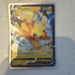 Nintendo Pokemon TCG Pikachu V SWSH285 Promo Cards Holo 200HP EN 2021 - Image 1