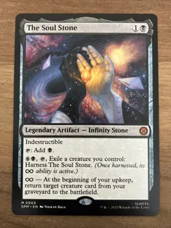 The Soul Stone MTG Magic The Gathering Marvel's Spider-Man Regular - Image 1