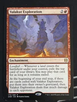 1x Valakut Exploration (175) Zendikar Rising LP MTG Magic the Gathering x1 MKE - Image 1
