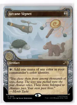 Arcane Signet (Showcase) 315 Avatar: The Last Airbender: Eternal-Legal TLE NM - Image 1