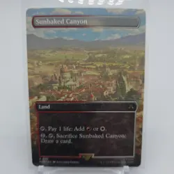 Sunbaked Canyon - Borderless - ACR - MTG - EN - 0111 - Mint/Near Mint Free Ship - Image 1