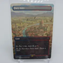 Fiery Islet - Borderless - ACR - MTG - EN - 0112 - Mint/Near Mint Free Shipping - Image 1