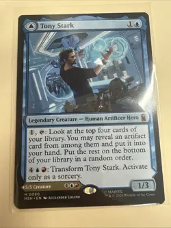 Tony Stark Marvel Super Heroes MTG NM - Image 1