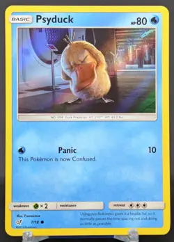 Pokemon Psyduck #7/18 English Detective Pikachu Holo - Image 1
