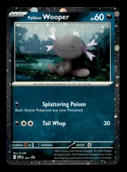 PALDEAN WOOPER 041 HOLO PROMO SCARLET & VIOLET PROMO NM/M - Image 1