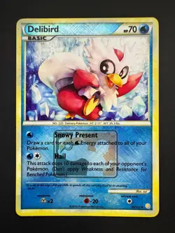 Delibird (League Promo) 39/123 Pokemon League & Championship Cards Rev Holo NM - Image 1