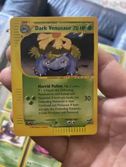 Dark Venusaur Best of Game Promo Winner #7 2003 70HP English - Image 1
