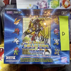 DIGIMON EX01 CARD GAME CLASSIC COLLECTION BOOSTER BOX SEALED - Image 1