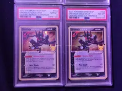 Pokemon Greninja Gold Star SWSH144 X4 Promos Psa 8 - Image 2