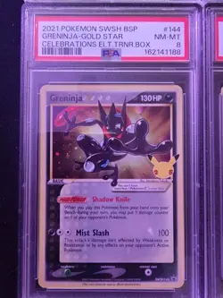 Pokemon Greninja Gold Star SWSH144 X4 Promos Psa 8 - Image 5